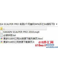 EA SCALPER PRO实测2个月盈利94%外汇EA下载