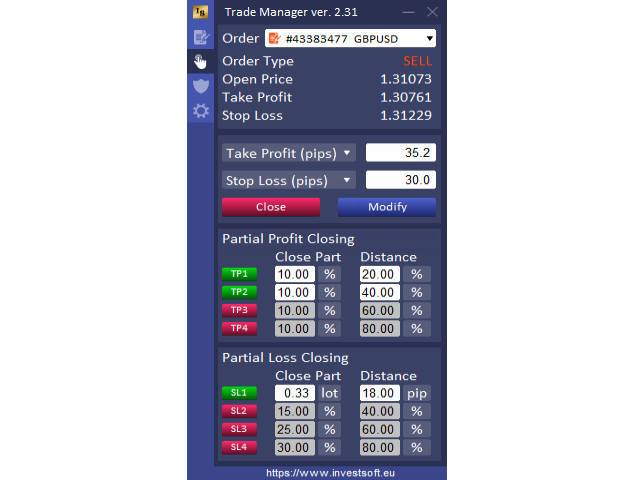 截图 #5 Forex Trade Manager MT5